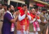 कामाख्या देवी के दरबार पहुंचे सीएम धामी