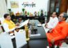 सीएम धामी से मिले बीकेटीसी अध्यक्ष हेमंत द्विवेदी, दूसरे चरण की तैयारियों का लिया जायजा
