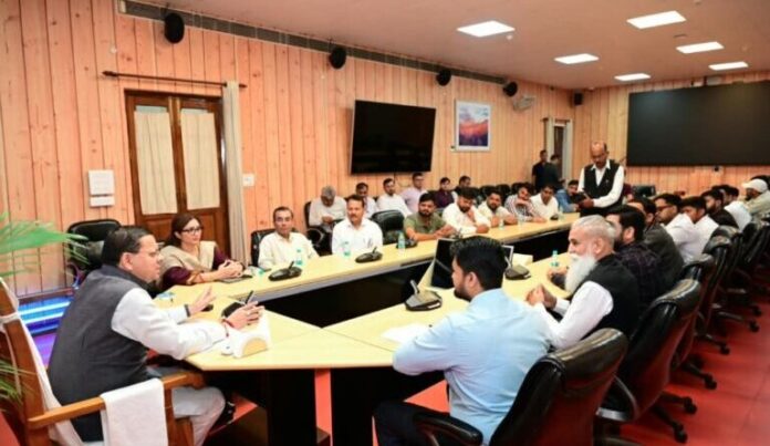 उत्तराखण्ड भ्रमण से प्रभावित हरियाणा के युवा, मुख्यमंत्री धामी से बताई अपनी यात्रा की बातें